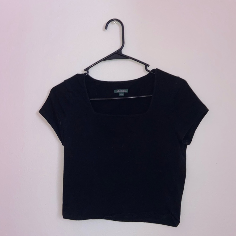 Black Crop Top